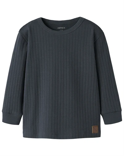 Name It - NMMNicholas Langærmet - Ombre Blue